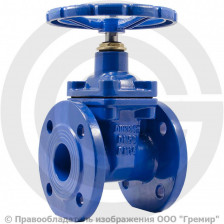 Задвижка чугунная фланцевая Ду-65 Ру-10/16 (Т<120°С) KR11 АДЛ Гранар