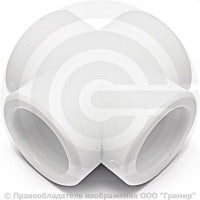 Крестовина PP-R белая внутренняя пайка Дн 25 RTP (РосТурПласт)