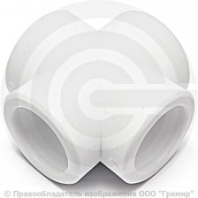 Крестовина PP-R белая внутренняя пайка Дн 25 RTP (РосТурПласт)