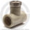 Тройник PP-R комбинированный серый с накидной гайкой Дн 20-1/2" VALFEX