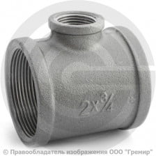 Тройник переходной чугунный ВР (ВН) Ду 50-20 (2"-3/4")