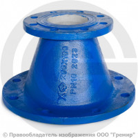 Переход фланцевый ХФ Ду 200-100 (L=200) ВЧШГ с ЦПП цинк+AL ГОСТ ISO 2531-2012