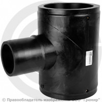 Тройник ПЭ100 электросварной переходной Дн 75-63 Ру-16 SDR11 Type B TEGA