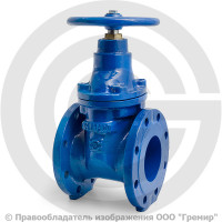 Задвижка чугунная фланцевая Ду-125 Ру-16 (Т<75°С) 30ч39р (МЗВ) Зав. им. Гаджиева