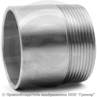 Резьба приварная нержавеющая AISI 304 Ду-65 (2 1/2")