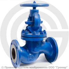 Клапан запорный стальной фланцевый Ду-50 Ру-16 (Т<425°С) 15лс65нж ЧАЗ