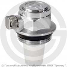 Воздухоотводчик автоматический латунный Ду-25 (1") Ру-14 НР (НАР) угловой правый Giacomini R200