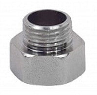 Переход латунный (переходник) НР-ВР (НАР-ВН) Ду 15-25 (1/2"-1") никель SantechSystems