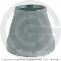 Переход 114х10-89х10 (Ду 100-80) оцинкованный концентрический ГОСТ 17378
