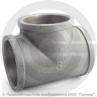 Тройник чугунный ВР (ВН) Ду 65 (2 1/2")