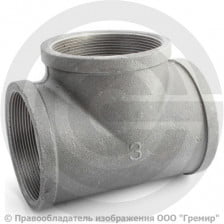 Тройник чугунный ВР (ВН) Ду 65 (2 1/2")