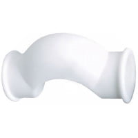 Скоба PP-R белая внутренняя пайка Дн 25 обводная с муфтами RTP (РосТурПласт)