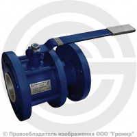 Кран стальной фланцевый Ду-50 Ру-16 L=100мм полнопроходной PR 11с67пМ