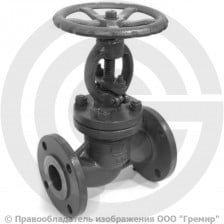 Клапан запорный стальной фланцевый Ду-40 Ру-25 (Т<425°С) 15с18нж ЧАЗ