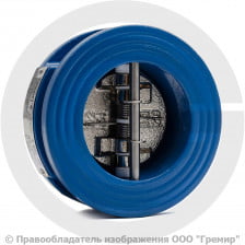 Клапан обратный двухстворчатый чугунный межфланцевый Ду-50 Ру-16 (Т<110°С) ств чугун CB3448N Tecofi