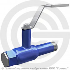 Кран стальной резьба-сварка Ду-40 Ру-40 L=203мм LD КШ.Ц.С. Energy 040.040.Н/П