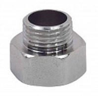 Переход латунный (переходник) НР-ВР (НАР-ВН) Ду 32-40 (1 1/4"-1 1/2") никель SantechSystems