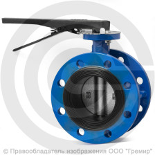 Затвор чугунный поворотный фланцевый Ду-65 Ру-16 из чугуна EPDM с чугунным диском ABRA BUV-FL226