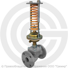 Регулятор давления прямого действия НЗ "до себя" чугунный фланцевый Ду-100 Ру-16 Kvy=160м3/ч 0,05-0,3 МПа Энерготехномаш УРРД-НЗ-РД