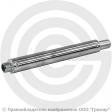 Компенсатор сильфонный осевой однослойный с кожухом из алюминия и внутренним экраном Ду-15 Ру-16 L=285мм под приварку патрубки оц. сталь DEK Hortum