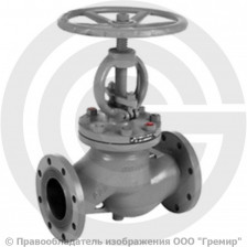 Клапан запорный стальной фланцевый Ду-80 Ру-25 (Т<425°С) 15лс18нж ЧАЗ