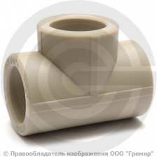 Тройник PP-R переходной серый внутренняя пайка Дн 63-20-63 VALFEX