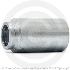 Бобышка стальная оцинкованная для термометра, манометра и датчика давления вварная прямое М20х1,5 L=55мм ВР (ВН) БП-05 Багория