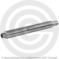 Компенсатор сильфонный осевой однослойный с кожухом из алюминия и внутренним экраном Ду-20 Ру-16 L=285мм под приварку патрубки оц. сталь DEK Hortum