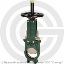 Задвижка шиберная односторонняя с выдвижным штоком Ду-500 Ру-4 (Т<80°С) VG4400 Tecofi