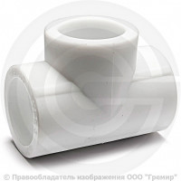 Тройник PP-R белый Дн 125 Pro Aqua