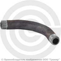 Отвод гнутый 21,3х2,8 (Ду-15) стальной (Ст.20) 90 градусов шовный резьба-резьба исп.1 из труб ГОСТ 3262 КАЗ