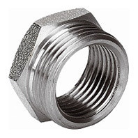 Футорка латунная ВР-НР (ВН-НАР) Ду 15-25 (1/2"-1") никель SantechSystems