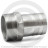 Штуцер под шланг "елочка" нержавеющий AISI 304 Ду 40-32мм (1 1/2"-32мм)