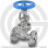 Клапан запорный нержавеющий фланцевый Ду-65 Ру-40 (Т<250°С) 15нж22нж Китай