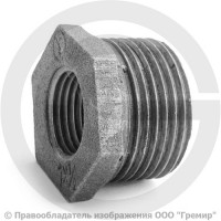 Футорка чугунная НР-ВР (НАР-ВН) Ду 25-15 (1"-1/2") Fittex PLUS