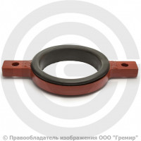 Кольцо опорное чугунное SML Ду-250 с гальванизированной резиной Китай