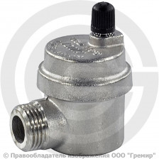Воздухоотводчик автоматический латунный Ду-15 (1/2") Ру-10 НР (НАР) угловой Icma 715