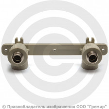 Планка PP-R монтажная серая НР (НАР) Дн 25-3/4" VALFEX