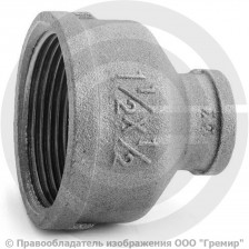 Муфта переходная чугунная ВР (ВН) Ду 40-15 (1 1/2"-1/2")