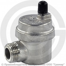 Воздухоотводчик автоматический латунный Ду-20 (3/4") Ру-10 НР (НАР) угловой Icma 715