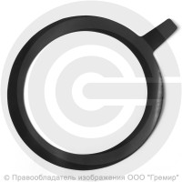 Прокладка фланцевая резиновая ТМКЩ Ду-250 Ру 10-16 (327х264х3) 3 мм с ушком исп.А ГОСТ 15180-86