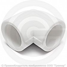 Угольник PP-R белый Дн 32 90гр Pro Aqua