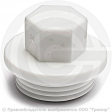 Заглушка (пробка) PP-R белая НР (НАР) Дн 20-1/2" RTP (РосТурПласт)