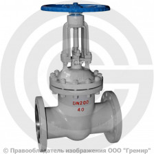 Задвижка стальная фланцевая Ду-150 Ру-40 (Т<425°С) 30с15нж Китай