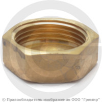 Заглушка латунная ВР (ВН) Ду-32 (1 1/4") LD