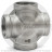 Крестовина нержавеющая AISI 304 Ду-15 (1/2")