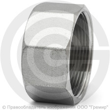 Заглушка нержавеющая AISI 304 6-ти гранная ВР (ВН) Ду-40 (1 1/2")