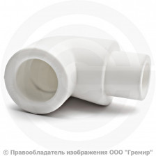 Угольник PP-R белый внутренняя-наружная пайка Дн 20 90гр для труб VALFEX
