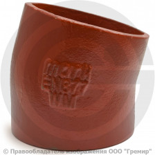 Отвод чугунный безраструбный SML Ду 125 15гр Китай