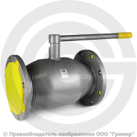 Кран стальной фланцевый Ду-150 Ру-25 L=410мм полнопроходной LD КШ.Ц.Ф. 150.025.П/П